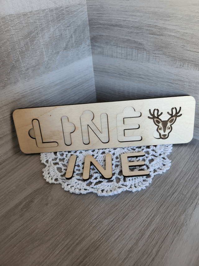 Puzzle en Bois prénom