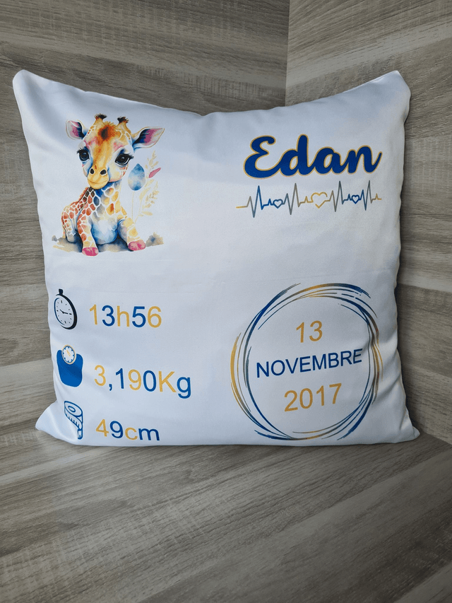 Housse de coussin seul Personnalisable  40x40cm
