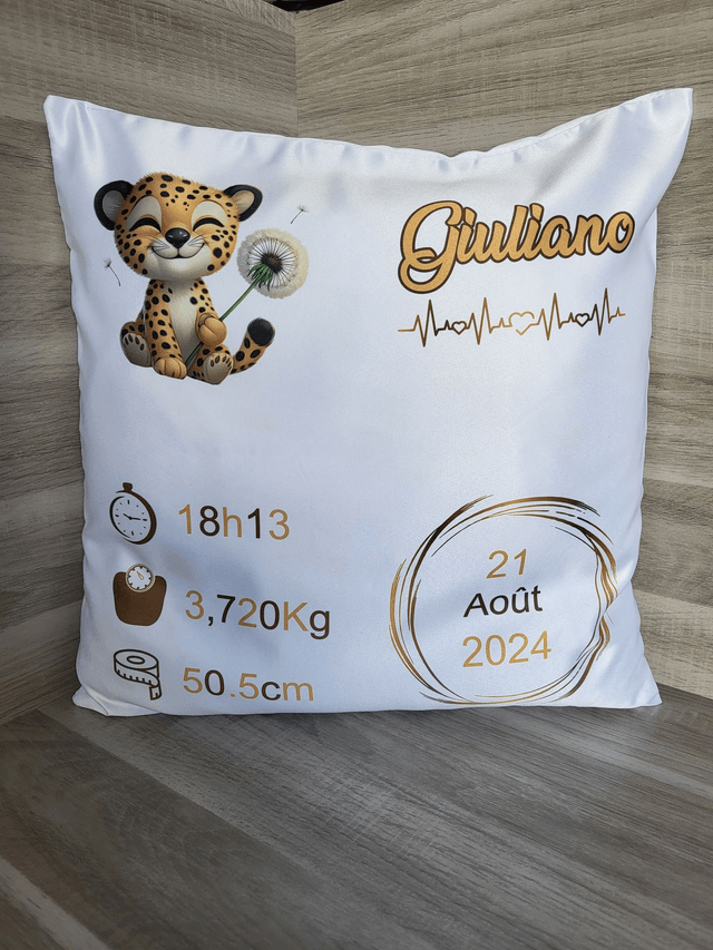 Housse de coussin seul Personnalisable  40x40cm