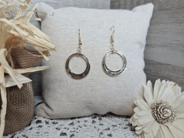 Boucles d'oreilles creoles fait main Légères Et Hypoallergénique