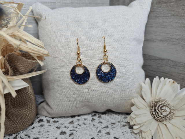 Boucles d'oreilles créoles  fait main Légères Et Hypoallergénique