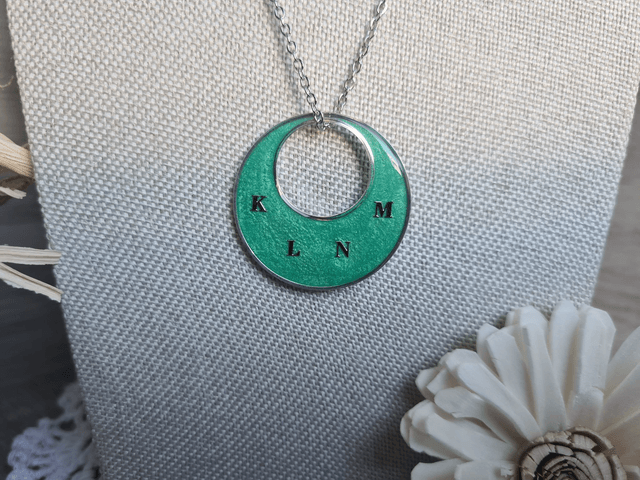 Collier personnalisable avec initiales