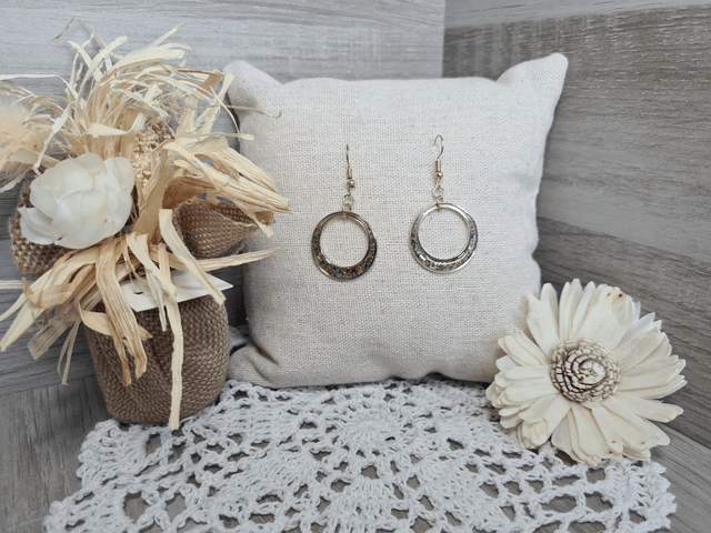 Boucles d'oreilles creoles fait main Légères Et Hypoallergénique