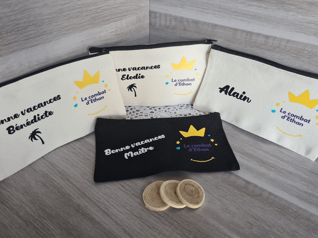 Pochette personnalisable Noir