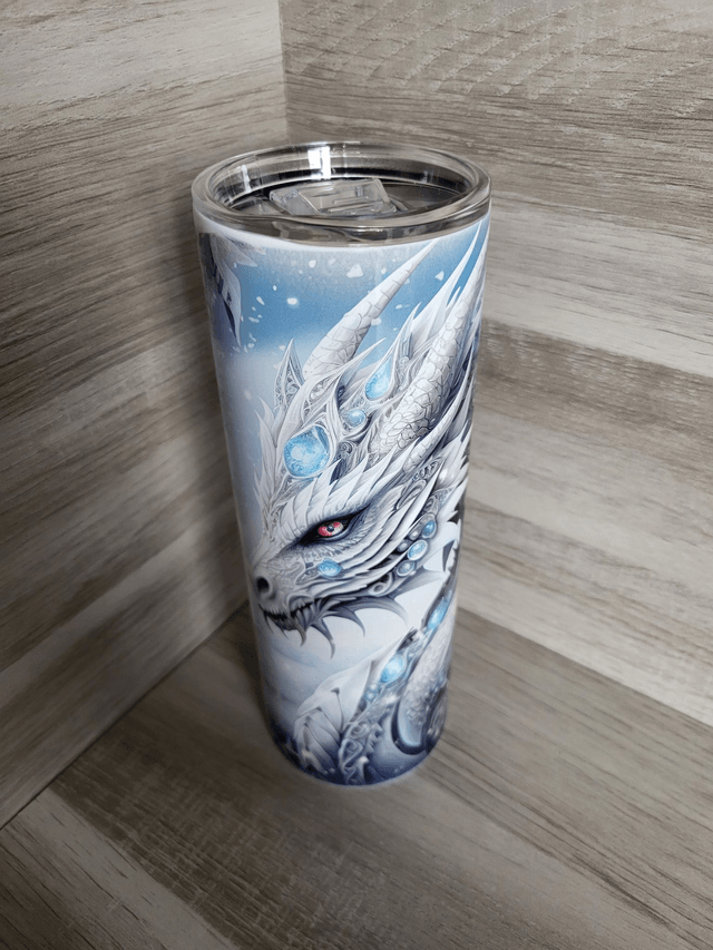 Tumbler dragon bleu