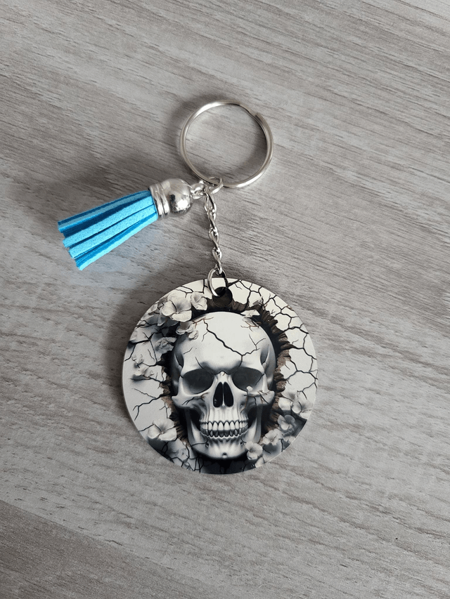 Porte-clef en bois rond