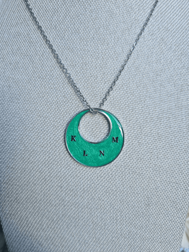 Collier personnalisable avec initiales