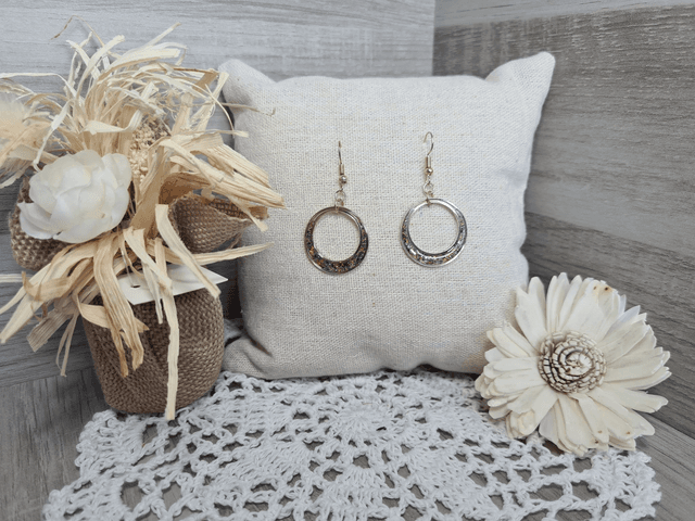 Boucles d&#039;oreilles creoles fait main Légères Et Hypoallergénique