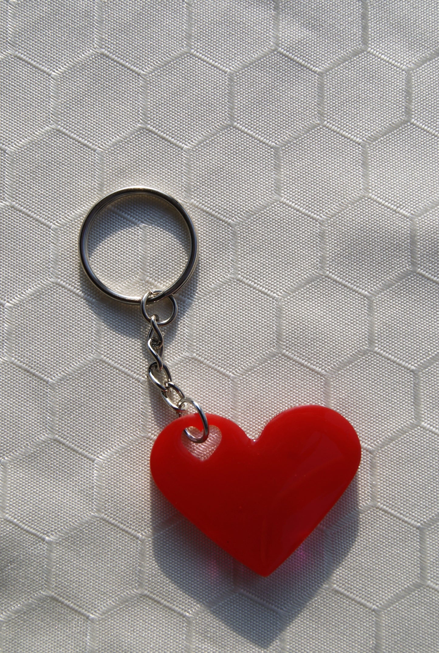Porte-clés personnalisable coeur
